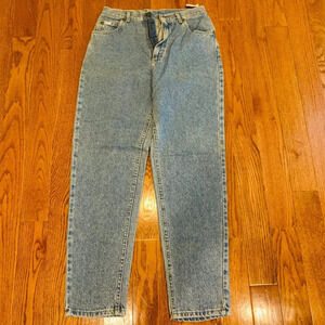NWT Vintage Lee Deadstock Denim Blue Jeans Women’s Size 27 X 30L Made In USA NEW